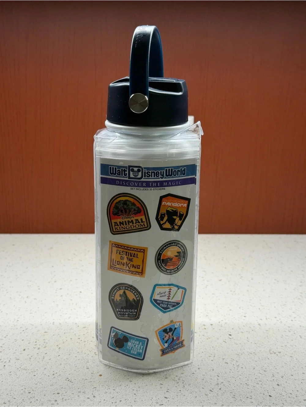 NEW 2026 DISNEY WORLD DISCOVER THE MAGIC PARK ICONS 1 LITER TUMBLER / STICKERS